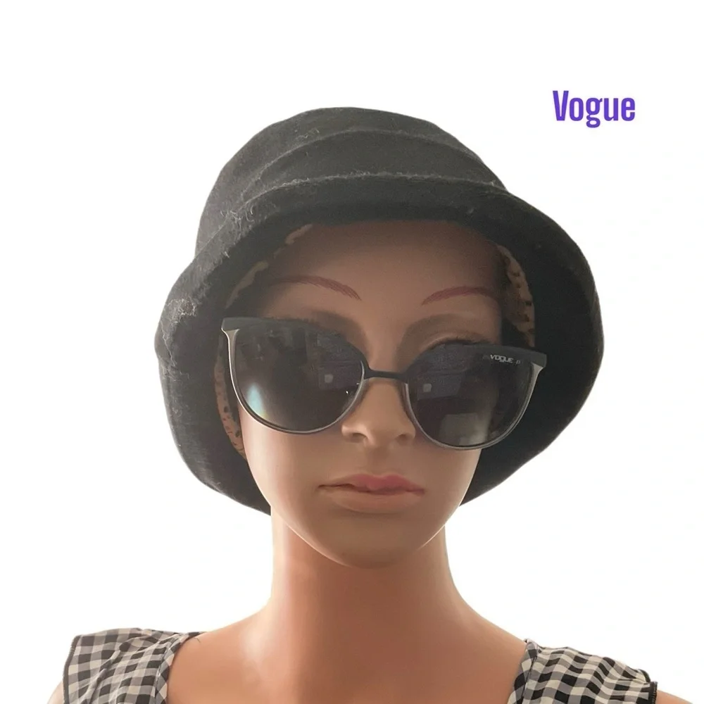 Vogue Women Eyewear Polarized Pewter Full Rim Grey‎ Gradient Sunglasses 4002-S